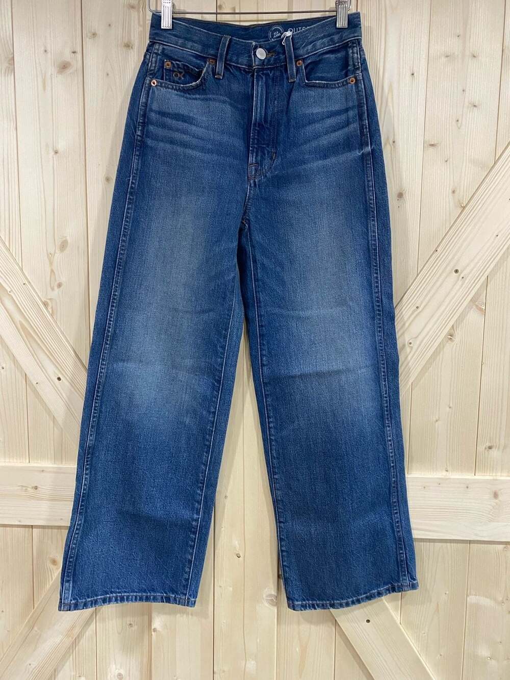 NWT Outerknown Sea Jeans The Brook Wide Leg Denim Pants 24 x 27 - Picture 2 of 12